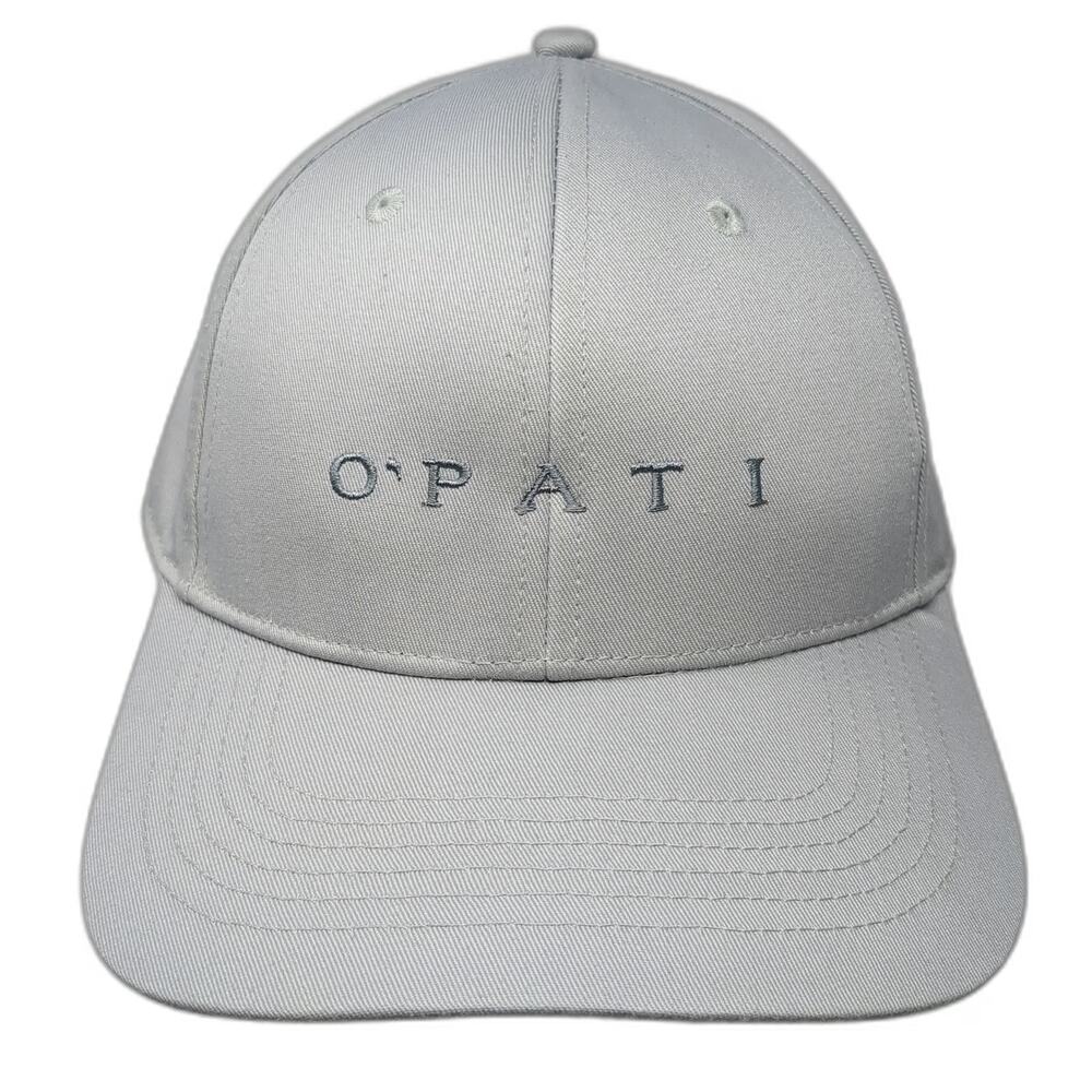 Beechfield Baseball Cap Gray One Size Adjustable Slideback OPATI Hat Structured